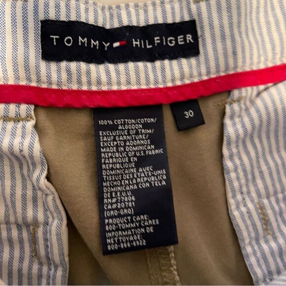 Tommy Hilfiger Mens Khaki Shorts Size 30 Tan - Picture 2 of 6